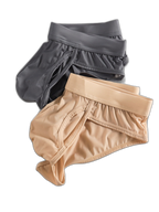 3 Pack Men's Fly Opening Supportive Pouch Stretch Premium Briefs