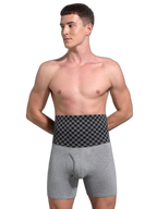 Men's Tummy Control Boxer Briefs With Functional Fly
