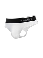 4 Pack Men's Low-Rise Stretchy U-Pouch Thongs