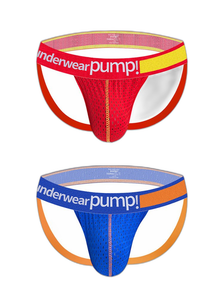 2 Pack Men's Sexy Hip-High Thongs
