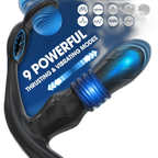 Thrusting Anal Plug with Cock Ring