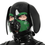 Furrjoi Silicone Beagle Hood Green