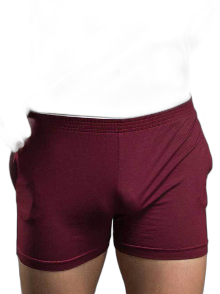 Solid Color Modal Home Boxers for Men