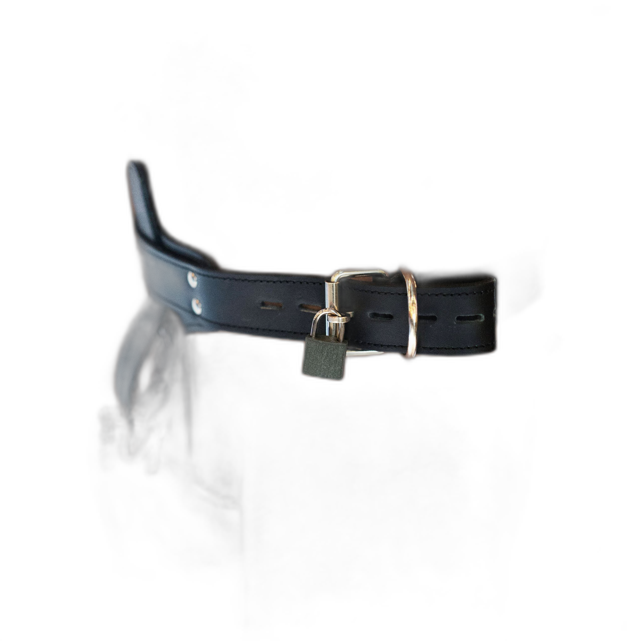 ruff GEAR Leather Locking Chastity Belt