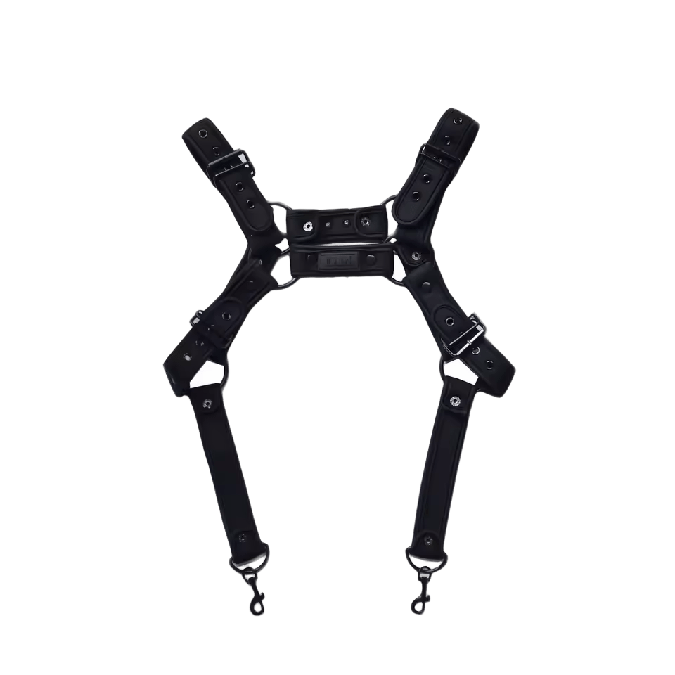 Dog & Master Body Harness Black