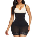 Sling Fat Woman Side Zipper Buckle One-piece Tummy Tuck And Hip Bodysuit