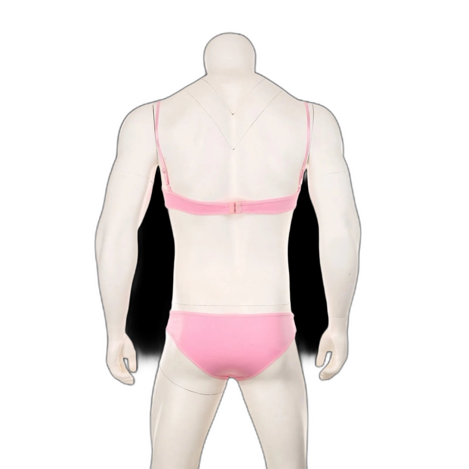 Mens Lace Lingerie Panties & Bra Set