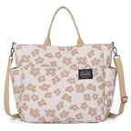 Large Canvas Travel Bag - Lightweight Weekender Handbag with Multiple Pockets