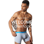3Pcs Men's Sports Cotton Soft Solid Color Boxer Briefs