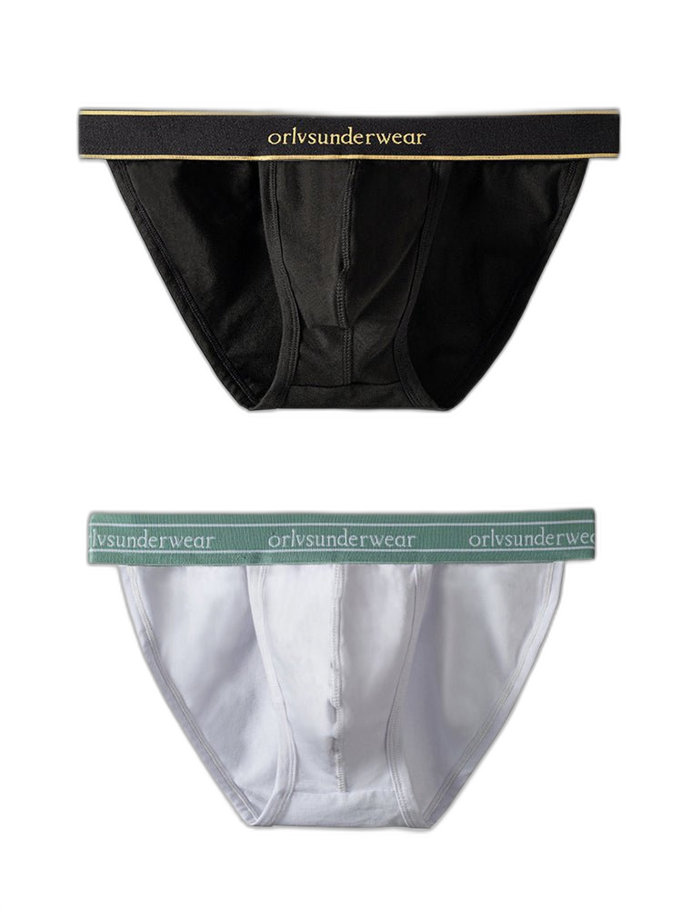 2 Pack Men's U-Pouch Gym Fitness Breathable Cotton Briefs