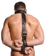 ruff GEAR Leather Wrist To Neck Restraints