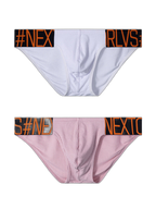 2 Pack Men’s Wide Waistband Big Pouch Briefs