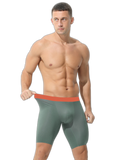 2 Pack Men's Active Flyless Boxer Briefs