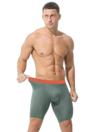 2 Pack Men's Active Flyless Boxer Briefs