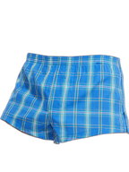 Men’s Vent Classic Plaid Cotton Boxers With Fly