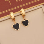 Black Love Heart Jewellery Suit