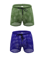 2 Pack Men's Breathable Mesh Odor-Control Seamless Comfort Midway Briefs