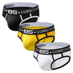 3 Pack Ball Support Pouch Breathable Briefs