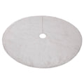 White Plush Christmas-tree Skirt