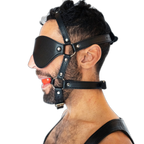 ruff GEAR Rein Head Harness with Silicone Ball Gag