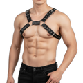 Buckle Strap Leather Chest Harness