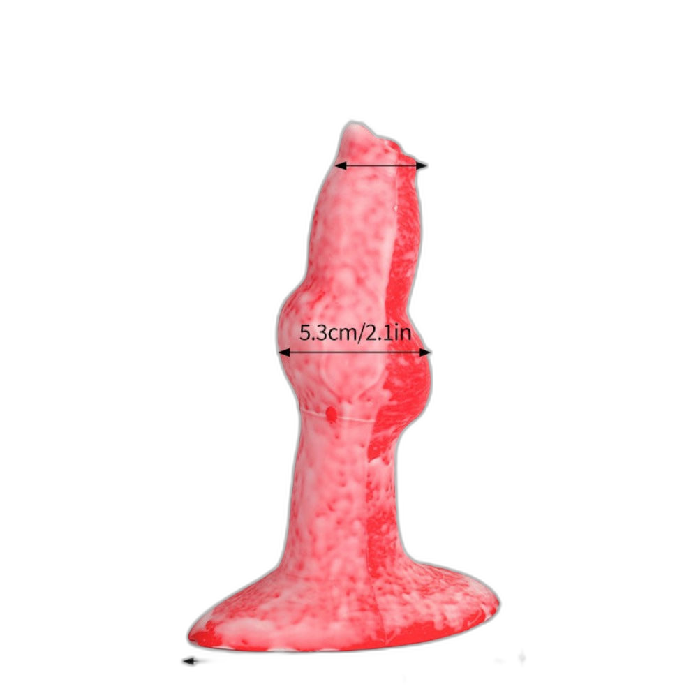 Shooter - 6-7 Inch Penis Sleeve With Harness - Knotted Cock Extender