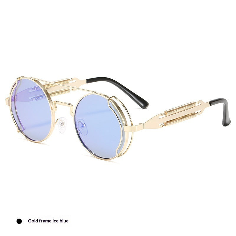 Fashionable And Unique Steam-wave Tinted Sunglasses