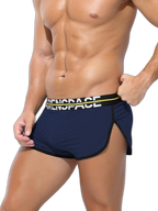 2 Pack Men's Comfortable Lounge Sport Boxer Briefs