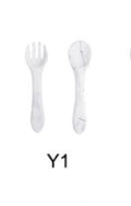 Baby Feeding Set - Silicone Spoon & Fork, Food-Grade BPA-Free