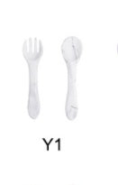 Baby Feeding Set - Silicone Spoon & Fork, Food-Grade BPA-Free