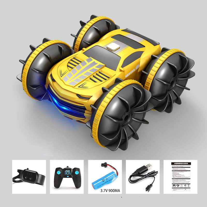 2.4G 4WD Stunt Car Watch Dual Remote Control Children's Toy Car