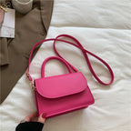 Versatile Casual Flip Simple Shoulder Handbag