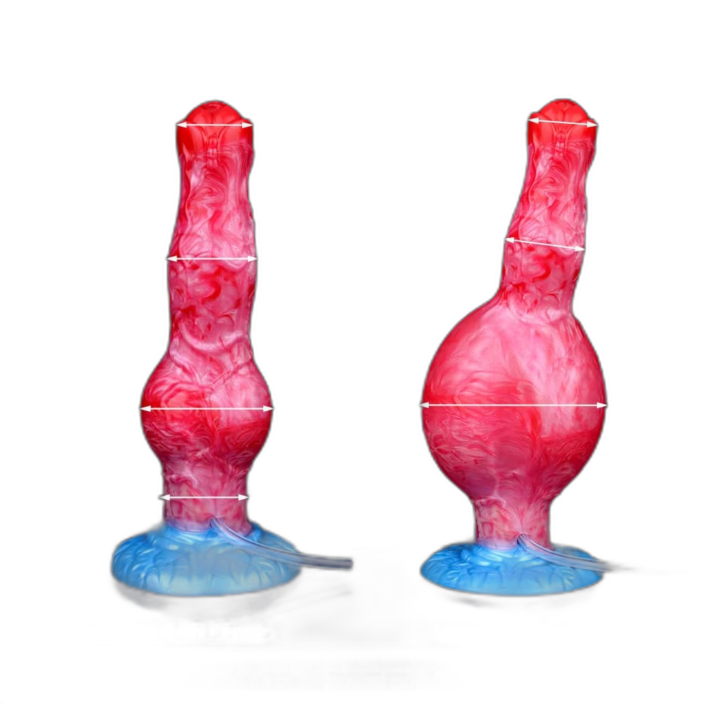 Luna - Inflatable Squirting Knot Dildo