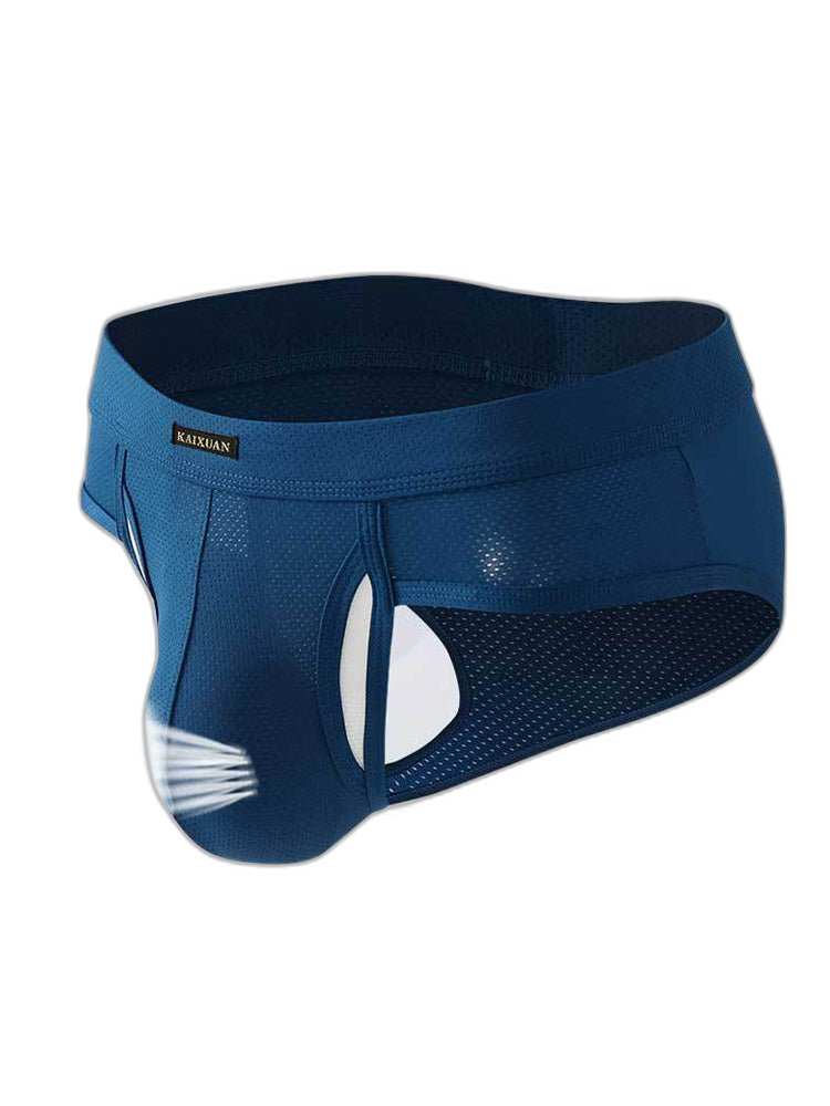 3 Pack Men's Seamless Comfort Sporty Cut Stretch Fit Briefs