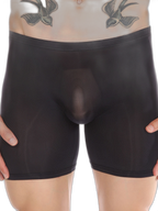 Men's Breathable Silky Seamless Boxer Briefs