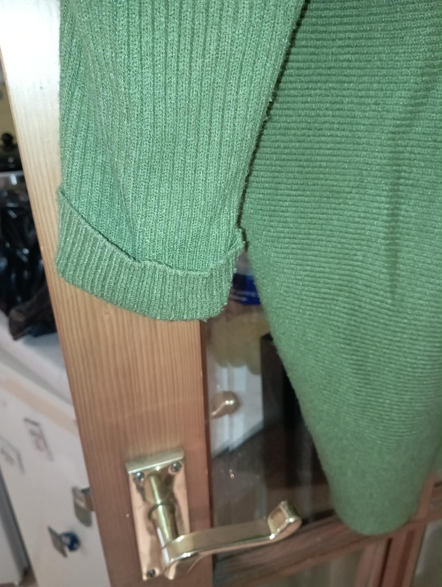 WOMEN'S ITALIAN LONG GREEN JUMPER/DRESS