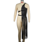 Women's Leather Lingerie Harness
