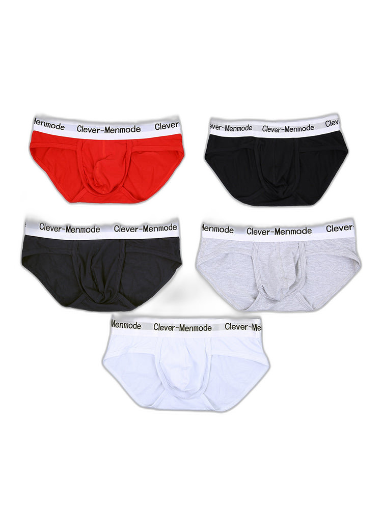 3 Pack Men's Supportive Fit High-Stretch Ultra-Soft Cotton Classic Briefs