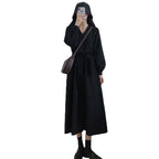 French Retro Audrey Hepburn Style Women's Long Dress