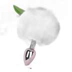 Lola - Bunny Tail Butt Plug - Metal Butt Plug - Anal Sex Toy