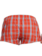 Men’s Vent Classic Plaid Cotton Boxers With Fly