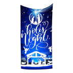 Christmas Curtain Decoration Hanging Cloth Background
