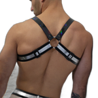 Breedwell Illuminator Bulldog Harness Black Holo