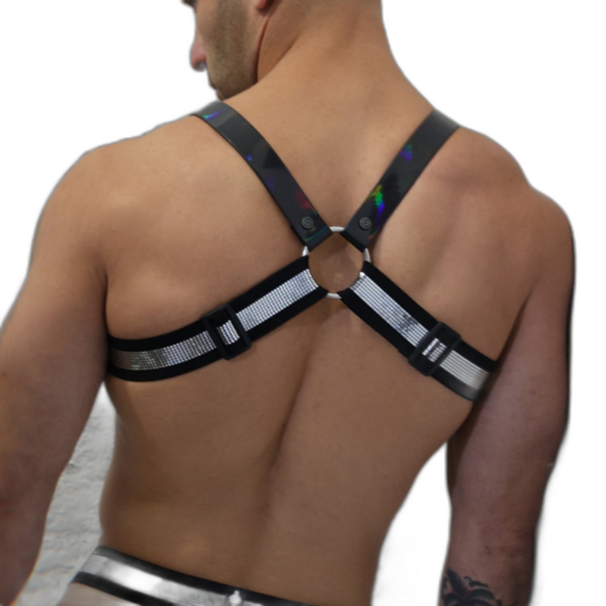 Breedwell Illuminator Bulldog Harness Black Holo