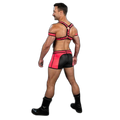 Mr.S Leather X-Factor Bold Color Body Harness | Pink