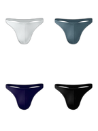 4 Pack Men's Sexy Pouch T-Back Thongs