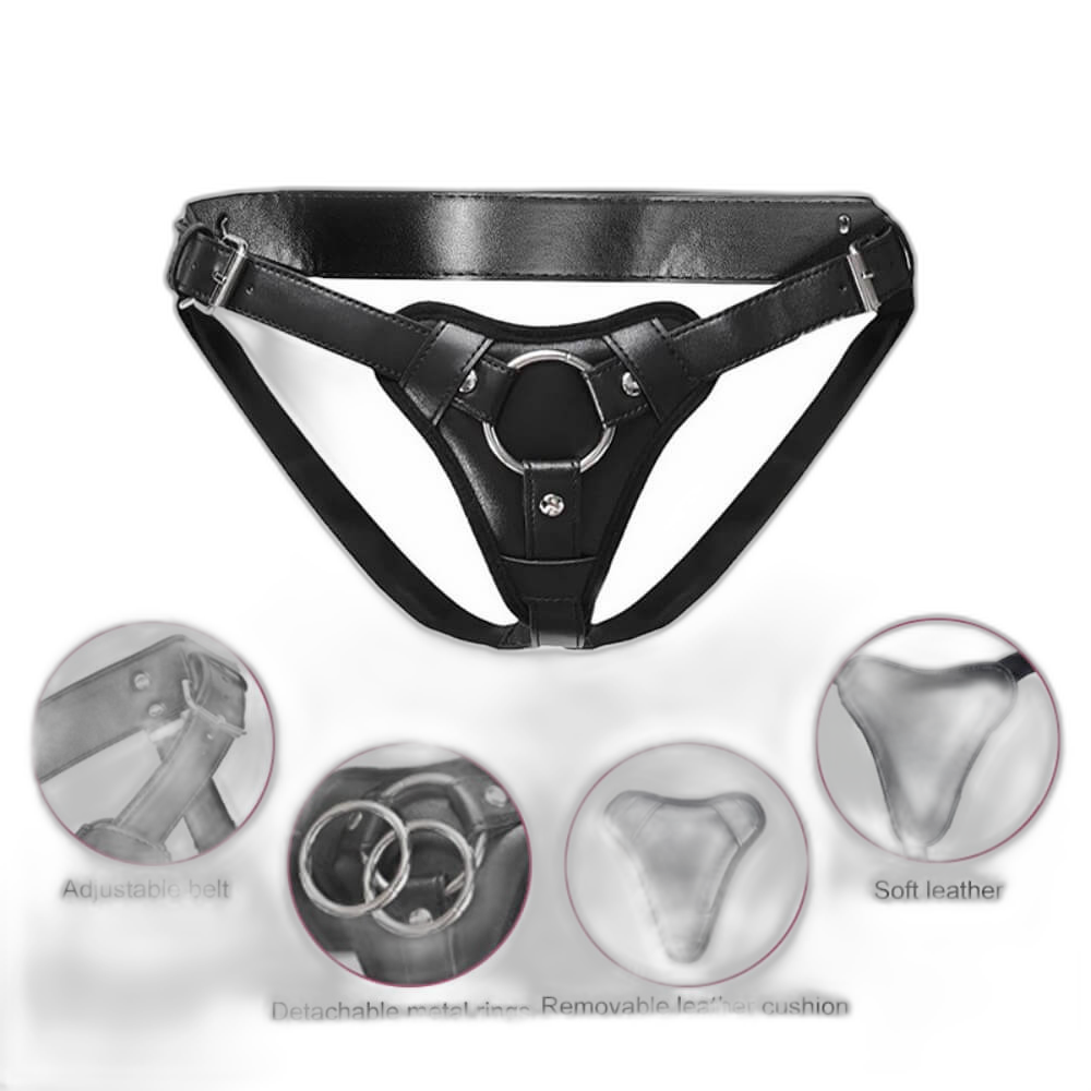 Draven - Leather Strap On Harness