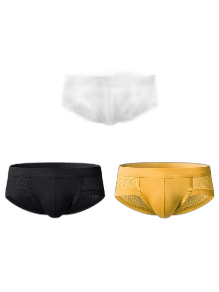 3 Pack Mens Contour Pouch Support Breathable Briefs