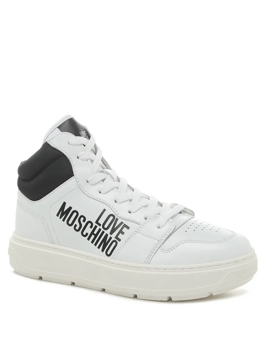 LOVE MOSCHINO Womens Sneakers Size UK 3 EU 36 Trainers Leather
