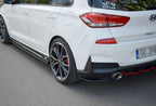 Maxton Design - REAR SIDE SPLITTERS HYUNDAI I30 MK3 N